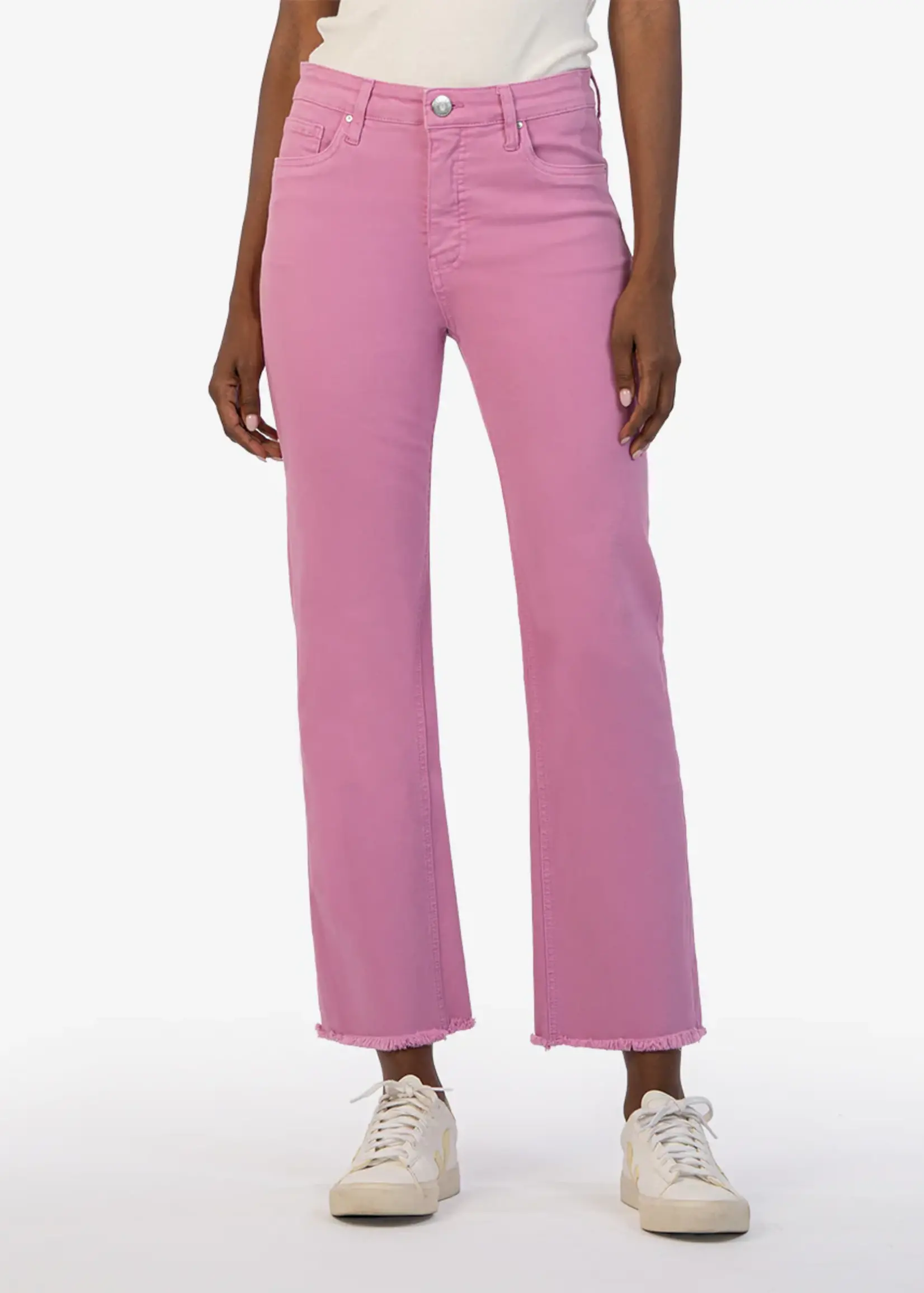 KUT Denim Kelsey High Rise Ankle Flare/Inset Leg