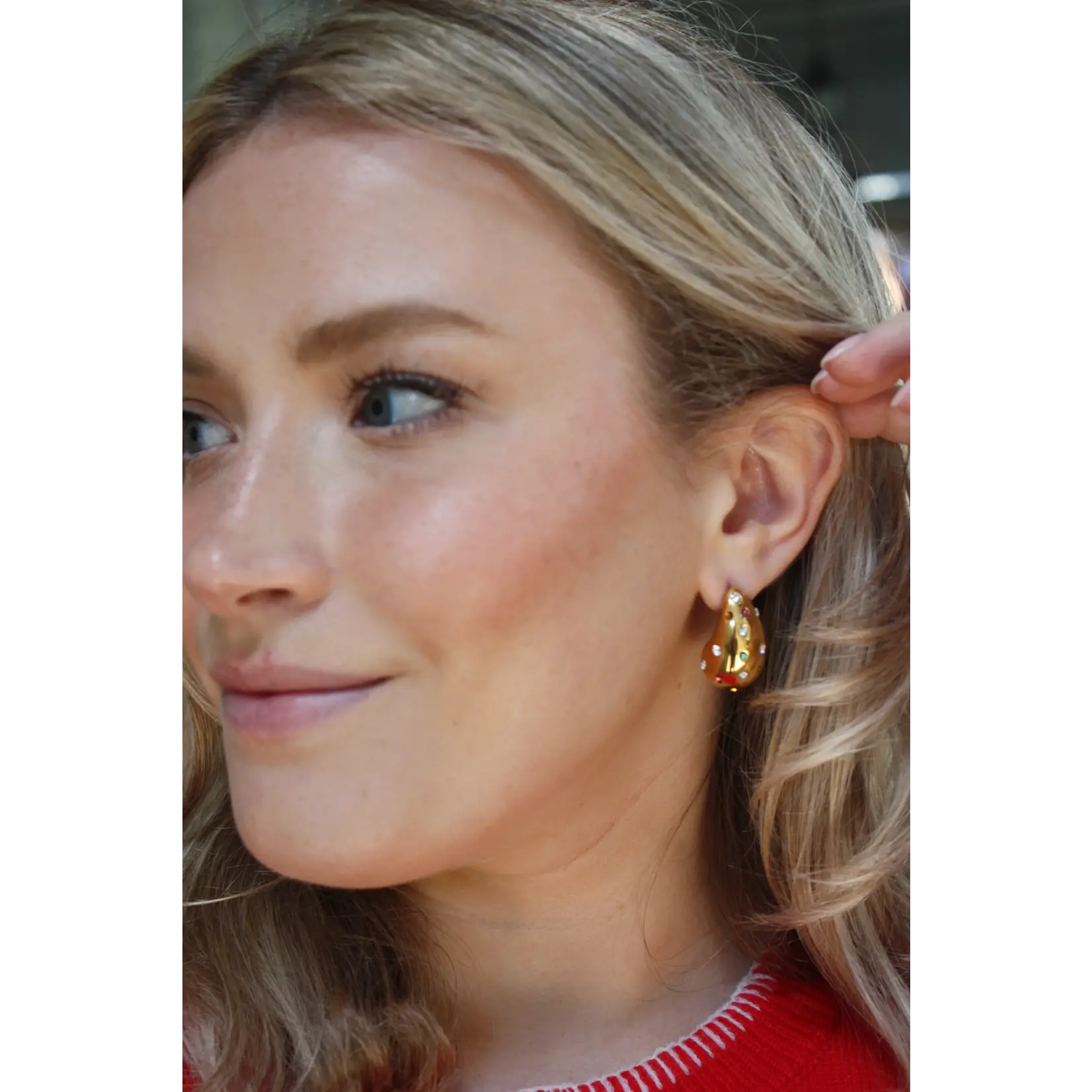Accessory Concierge Gemstone Teardrop Earring