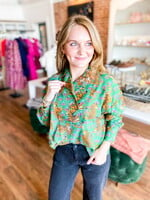 Ivy Jane Tiger Popover Top