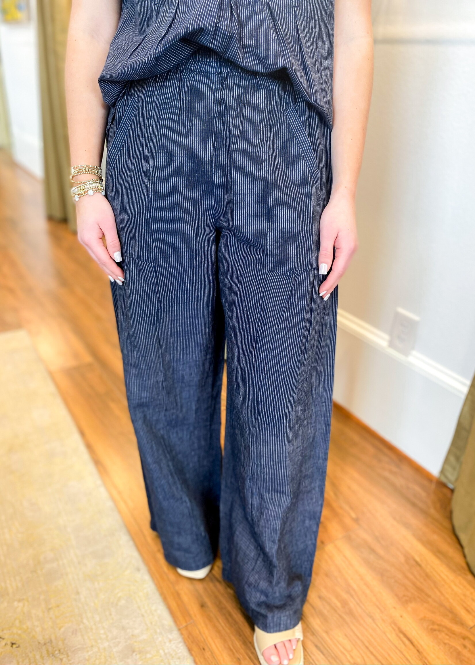 Ivy Jane Wide Leg Striped Pant