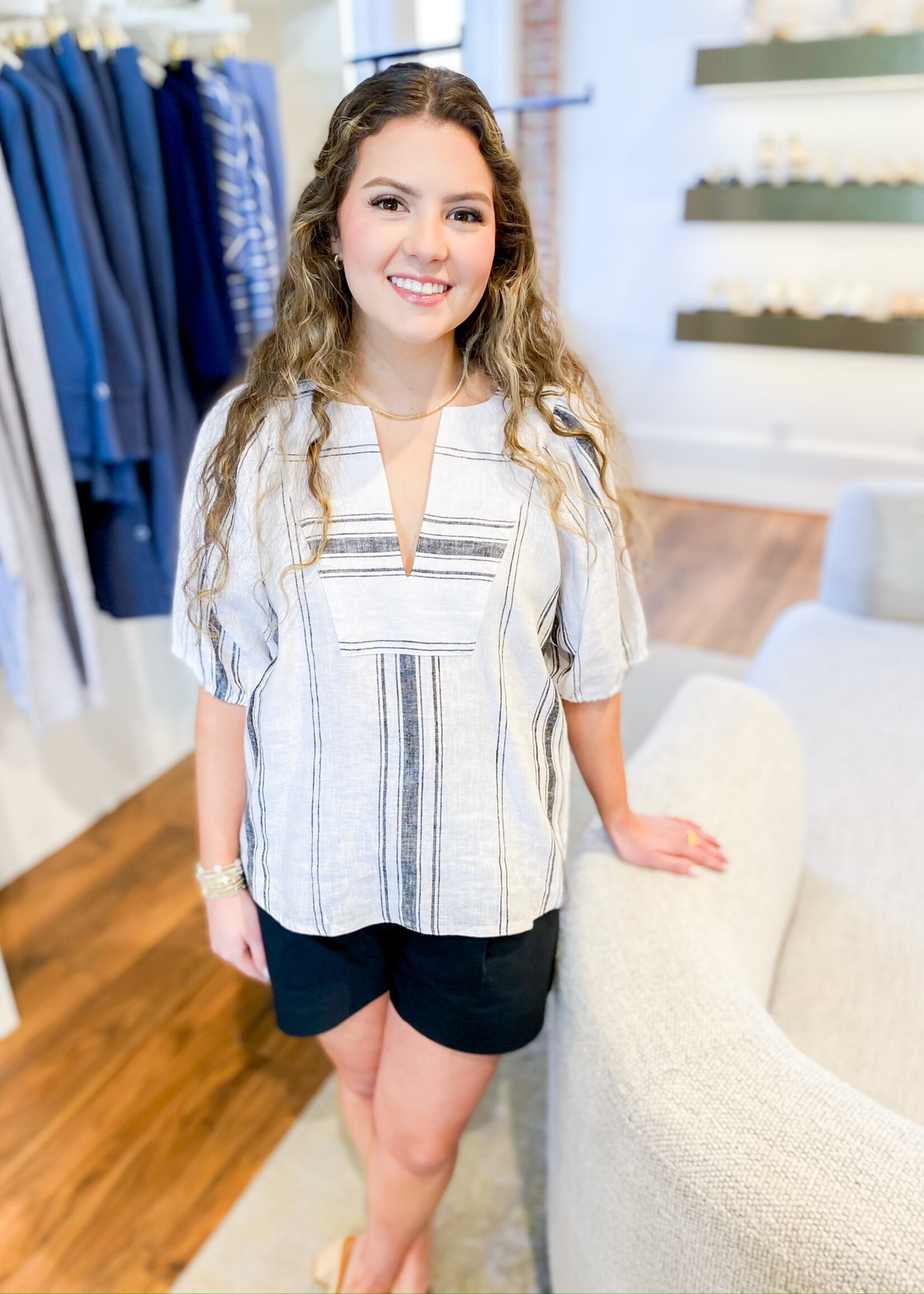 Fifteen-Twenty Vienna Linen Blouse