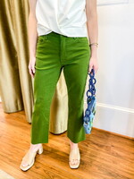 KUT Denim Kelsey High Rise Ankle Flare W/Raw Hem