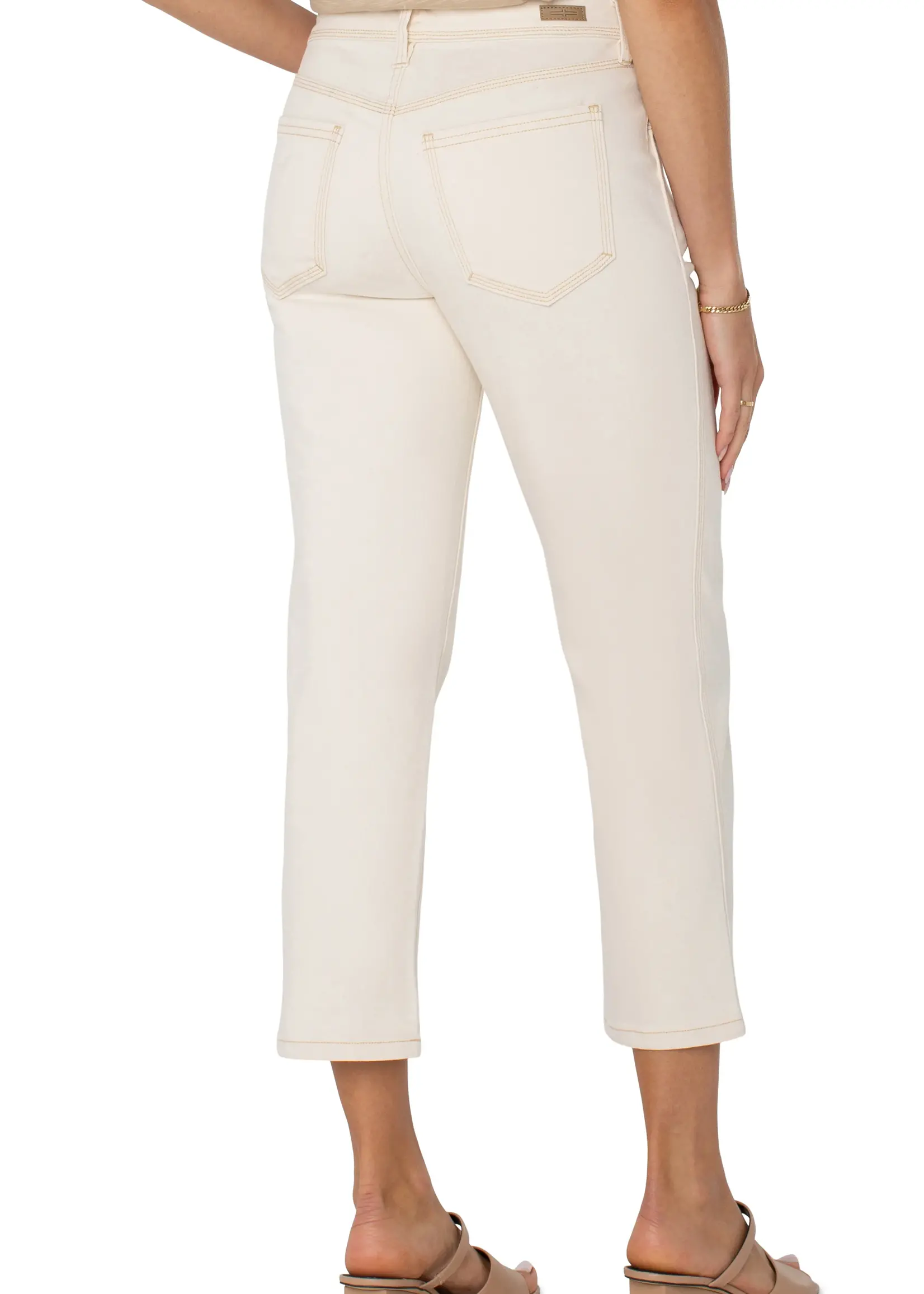 Liverpool Jeans Company Kennedy Crop Straight W/Triple Needle