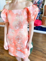 Jade Puff Sleeve Fitted Dress