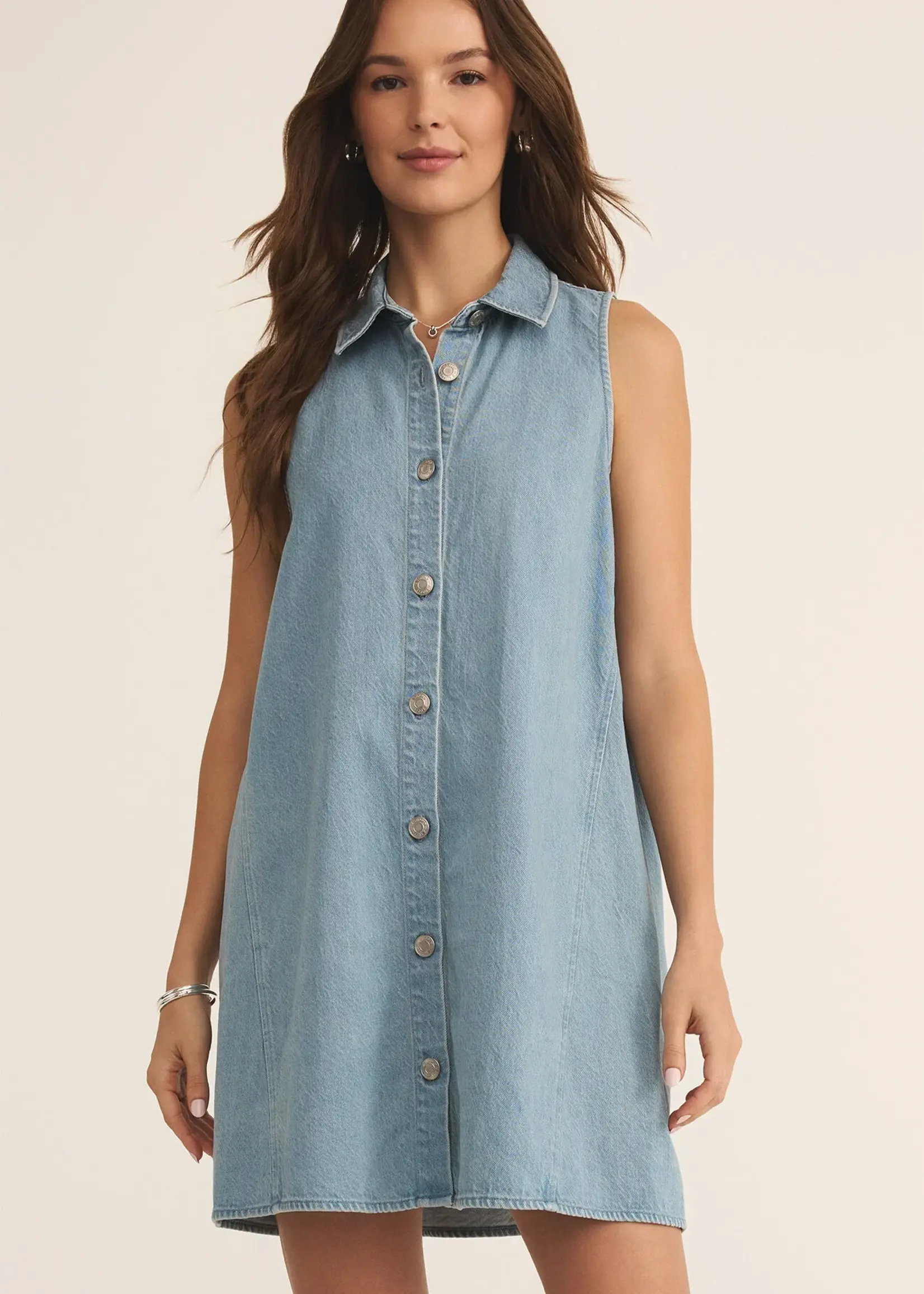 Z Supply New Day Twill Mini Dress