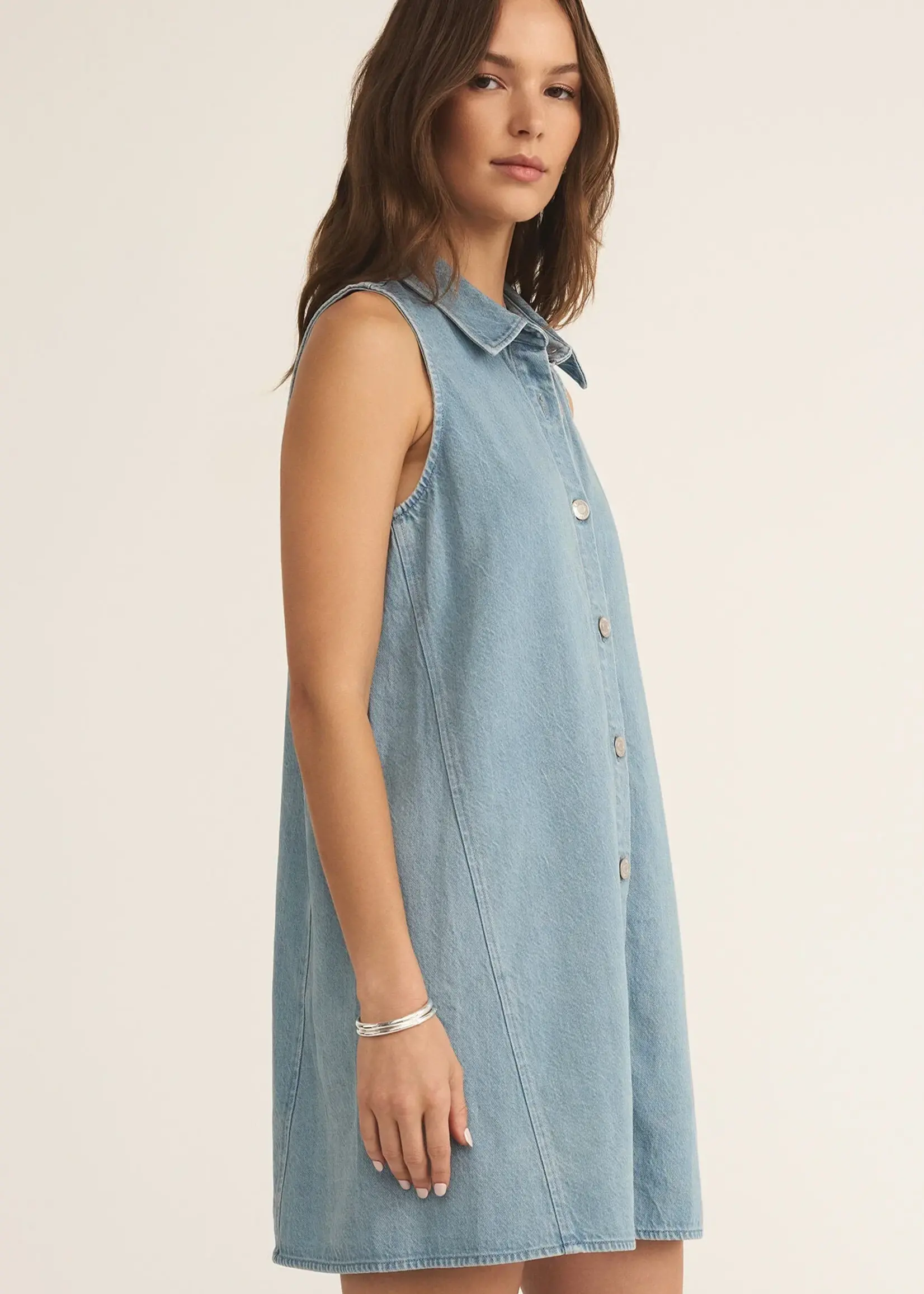 Z Supply New Day Twill Mini Dress