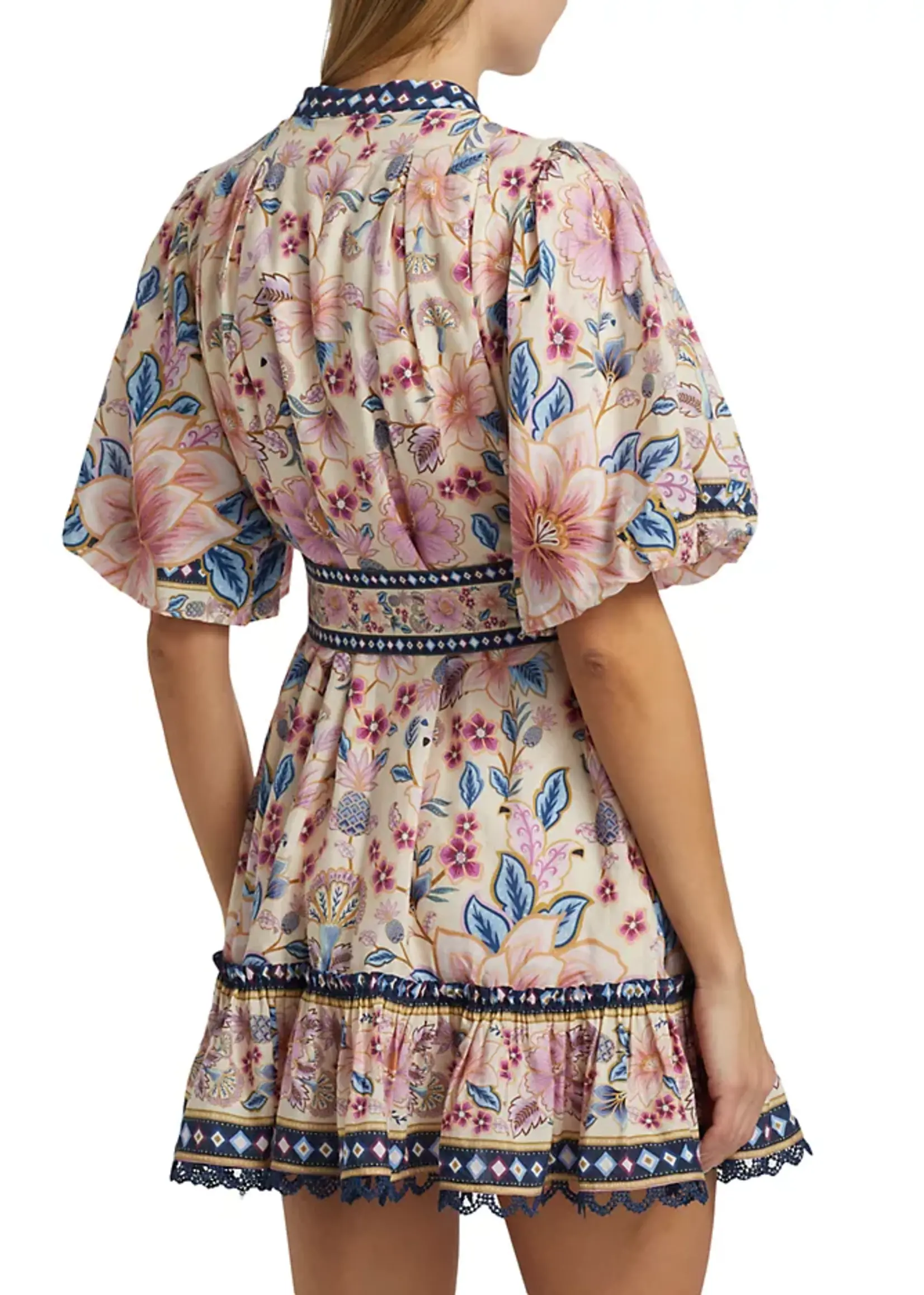 Farm Rio Superbloom Tapestry Mini Dress