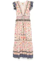 Farm Rio Superbloom Tapestry Maxi Dress