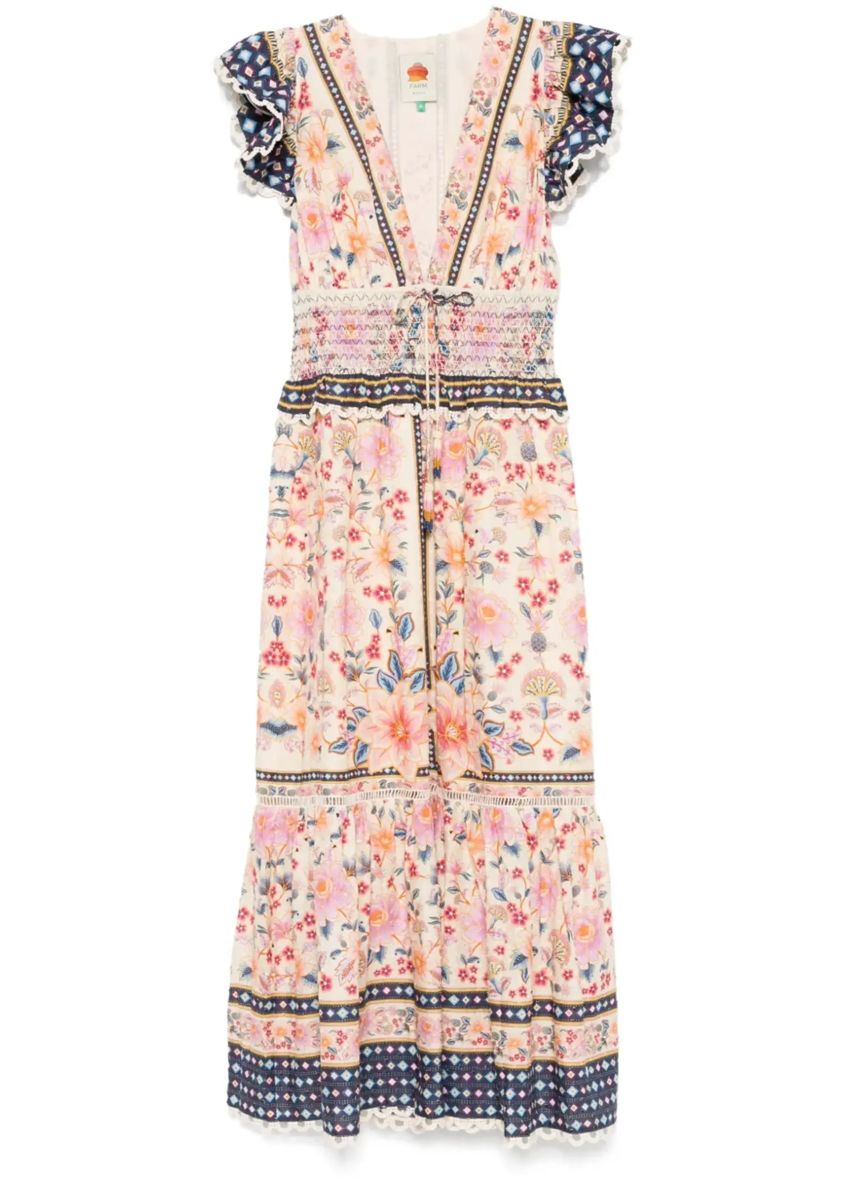 Farm Rio Superbloom Tapestry Maxi Dress