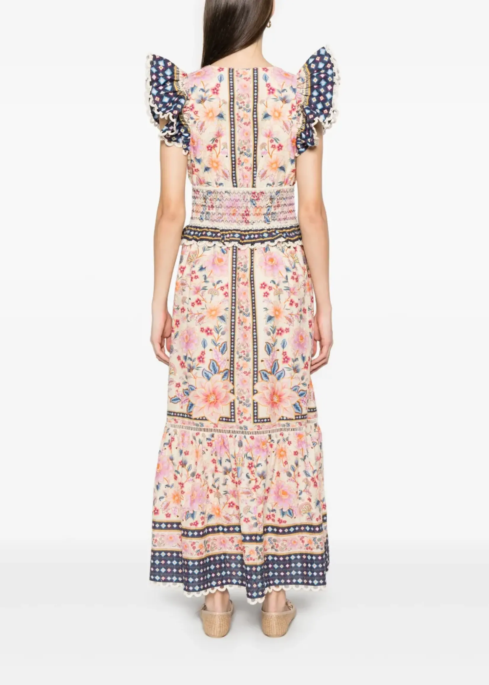 Farm Rio Superbloom Tapestry Maxi Dress