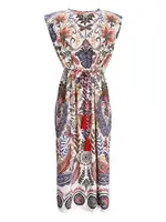 Farm Rio Boho Glam Midi Dress