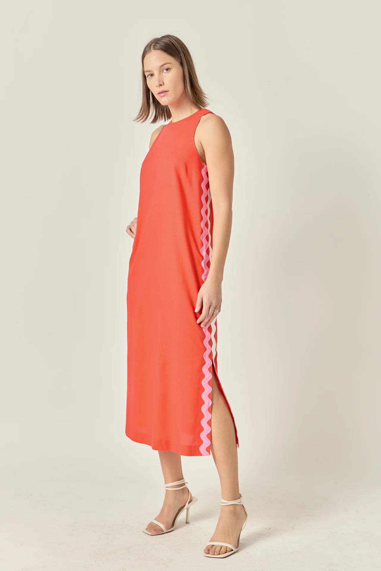 価格は安く Midi Rac Ric Sleeveless Dress Ruston of Fashion The - ワンピース