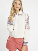 Caballero Audrey Woodblock Bloom Top