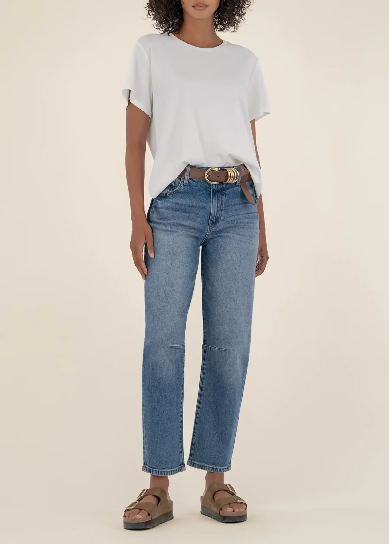 KUT Denim Ashley High Rise Slouchy Barrel
