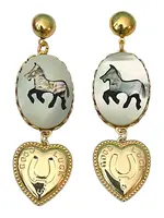 The Sage Vintage Horse Lover Earrings