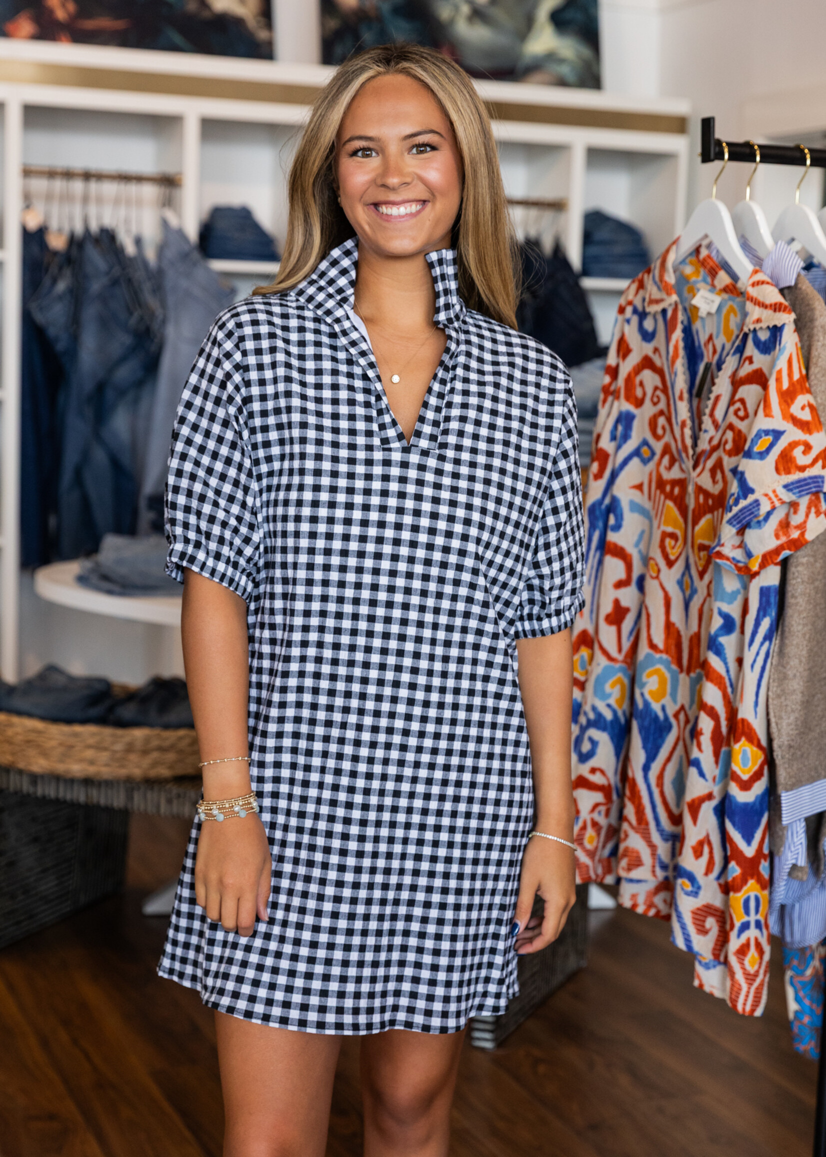 Charlotte Stand Collar Dress