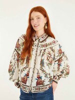 Farm Rio Majestic Hearts Blouse