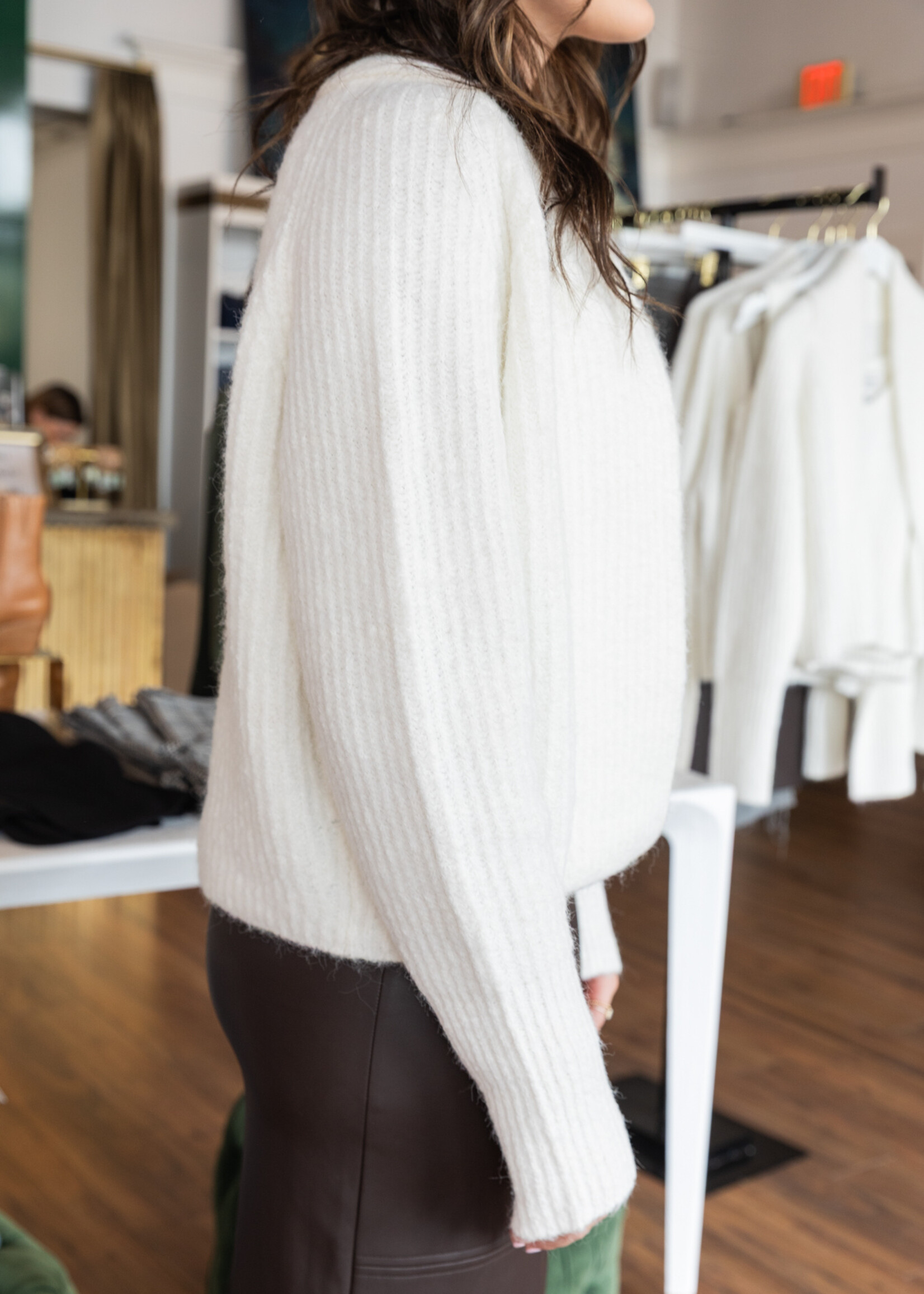 Fifteen-Twenty Cely Cropped Cardigan