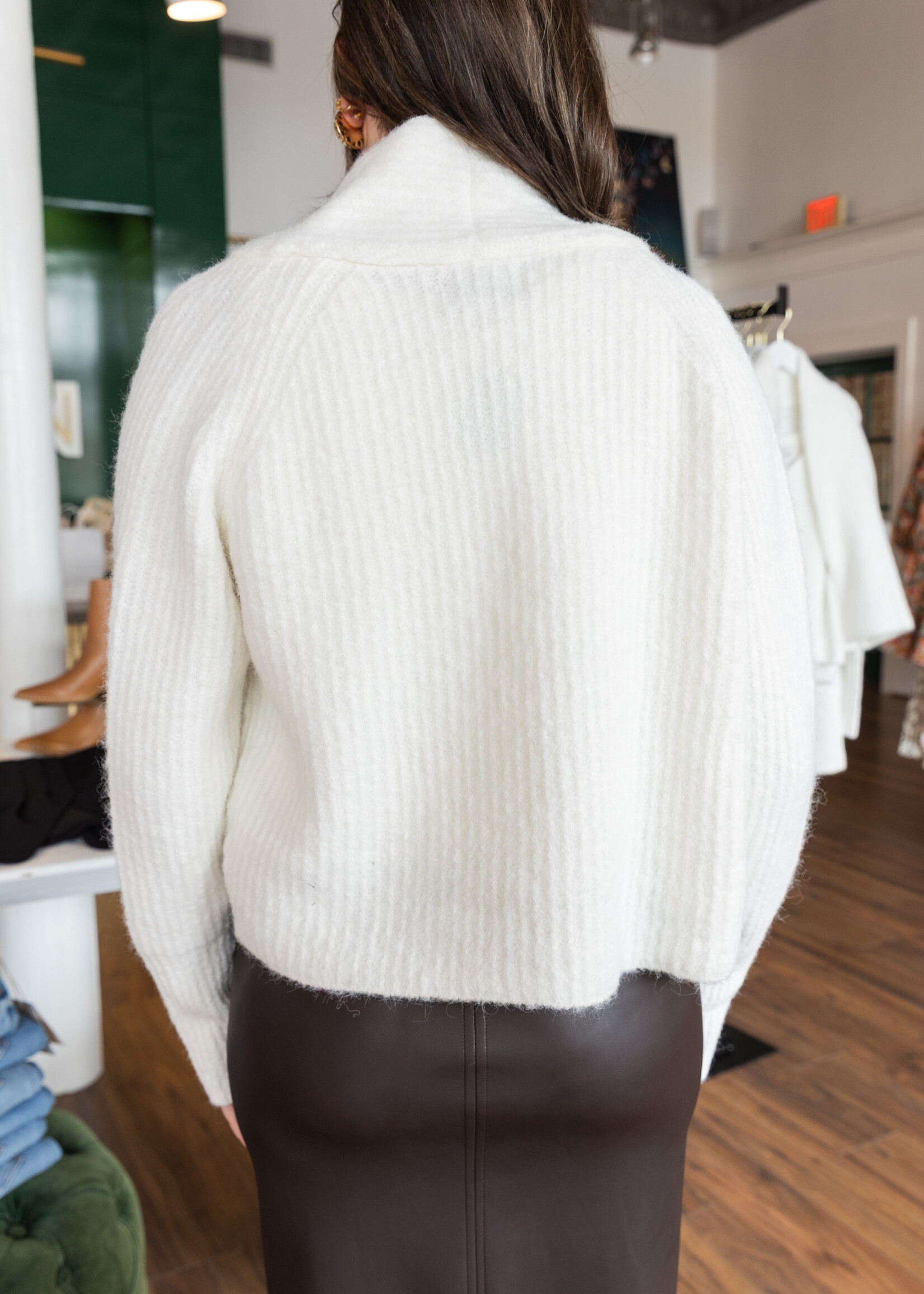 Fifteen-Twenty Cely Cropped Cardigan