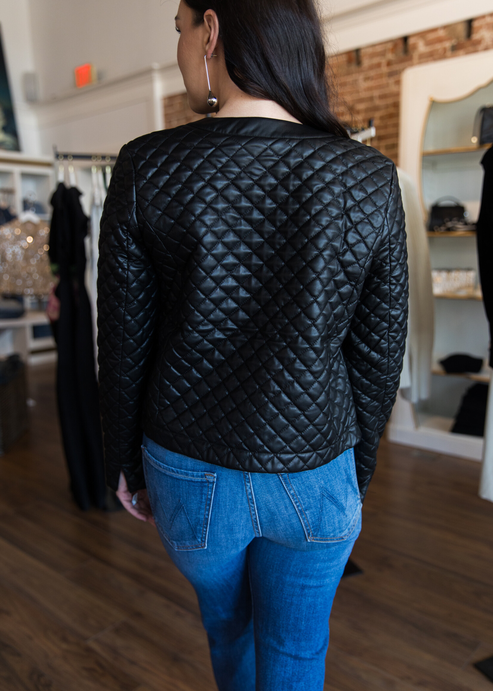 Lysse Aurelle Quilted Leather Jacket