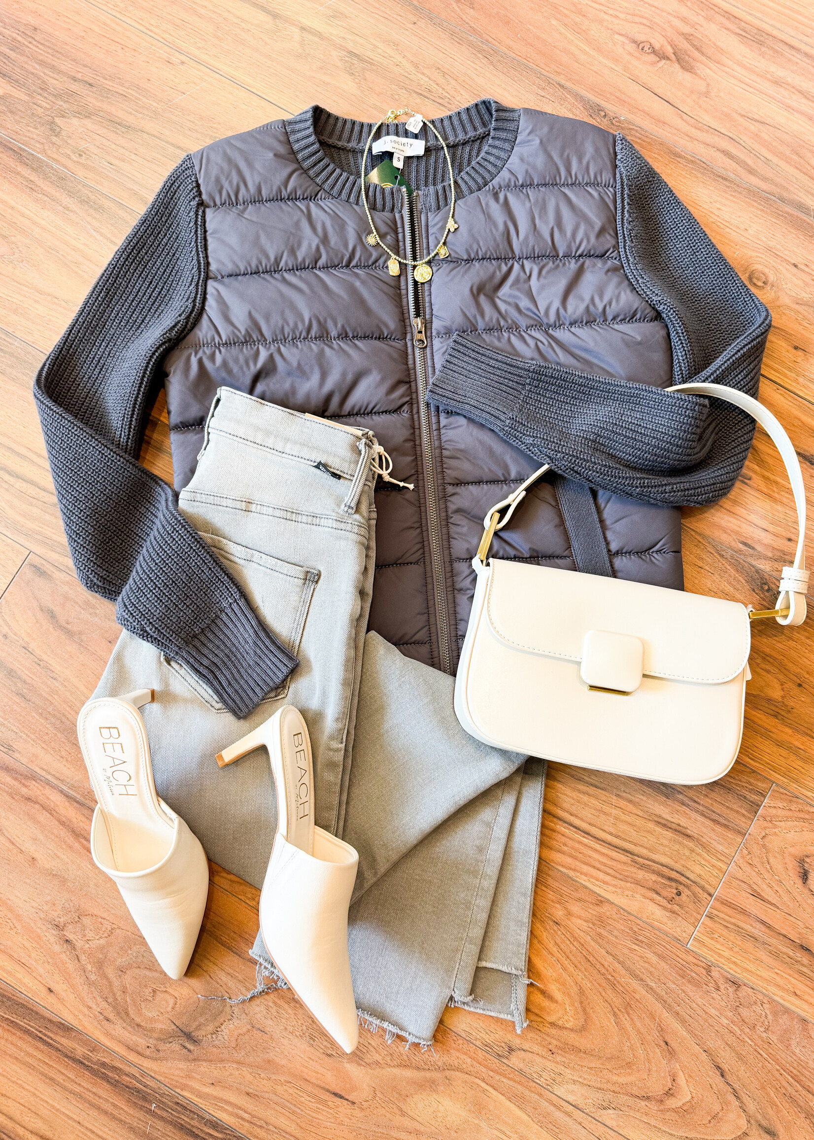 J. Society Shaker Back Puffer