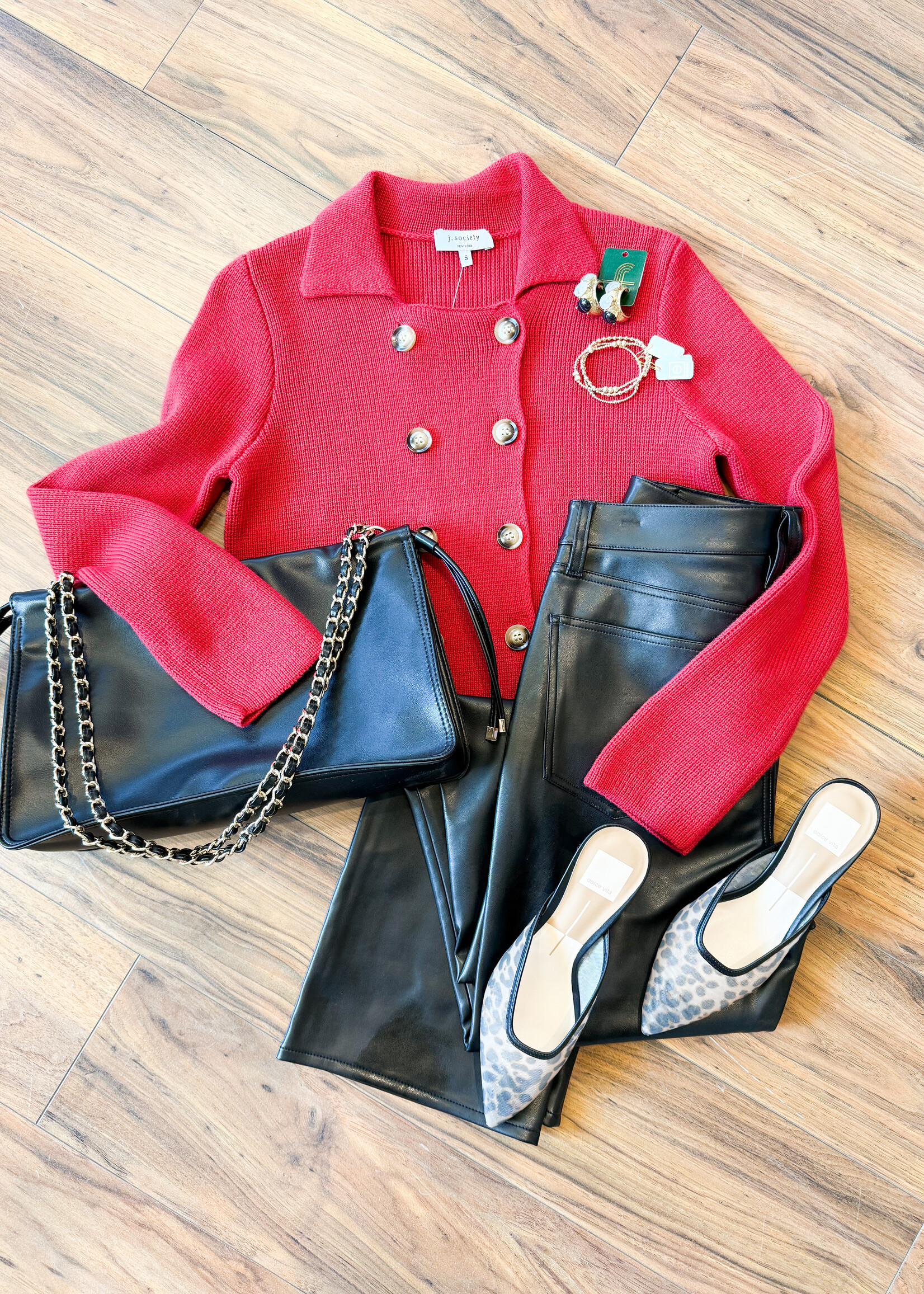 J. Society Peacoat Cropped Cardie