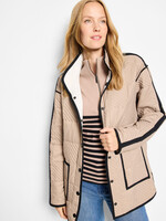 Nic + Zoe Quilted Check Reversible Barn Coat