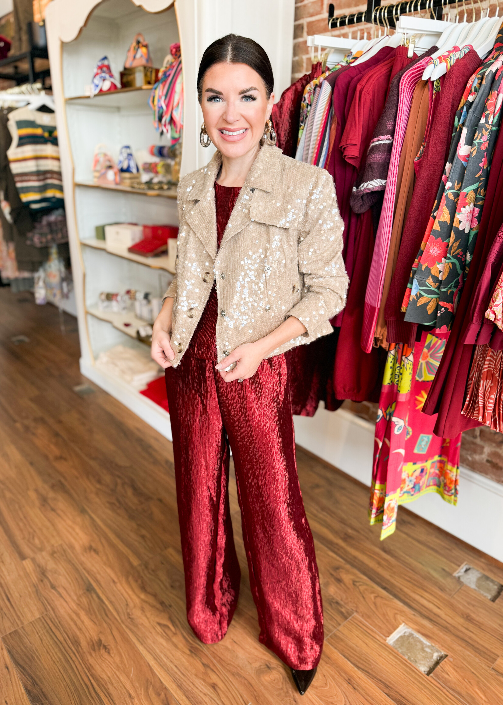 The Fashion High Waist Wide Leg Pants