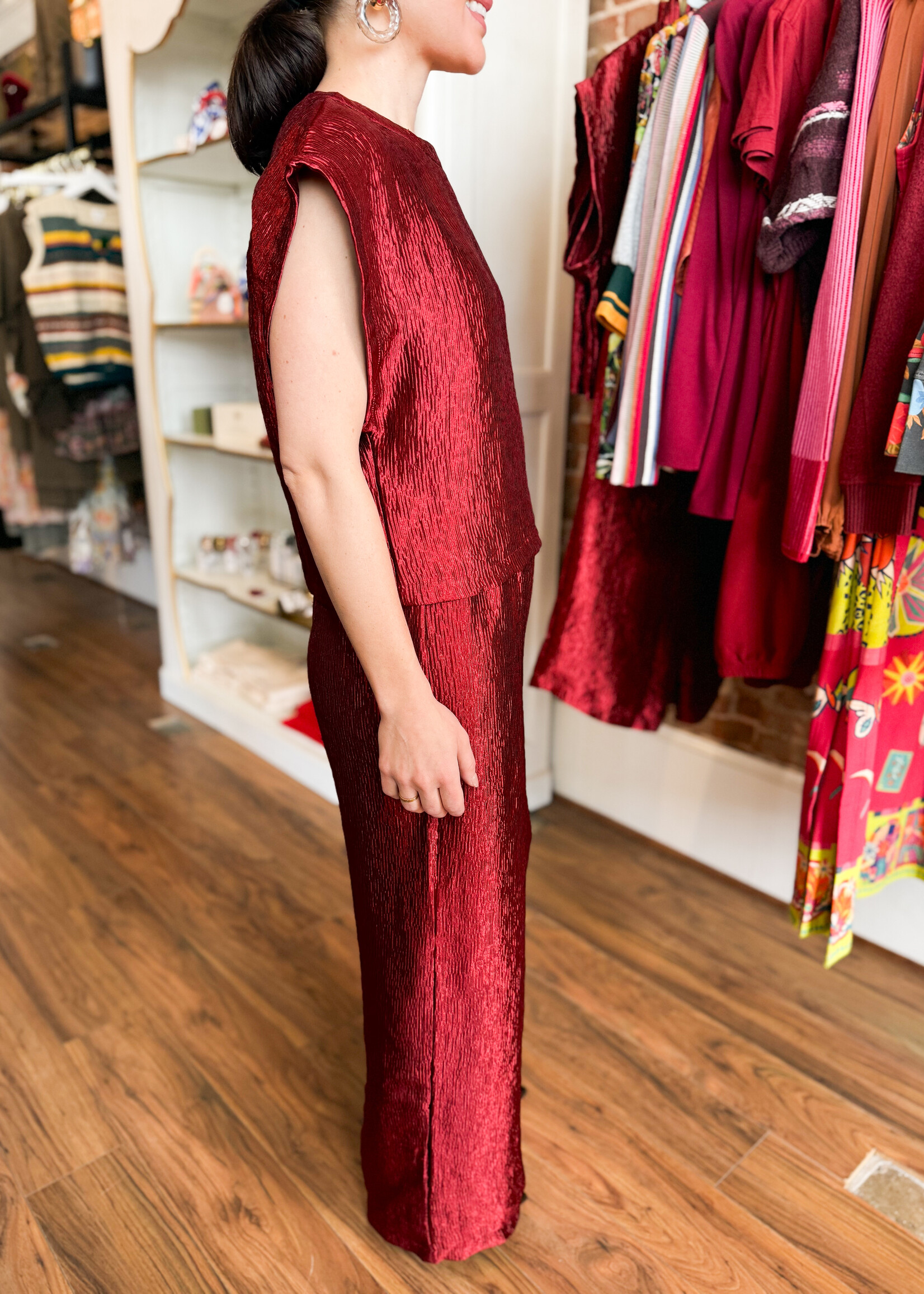 The Fashion High Waist Wide Leg Pants