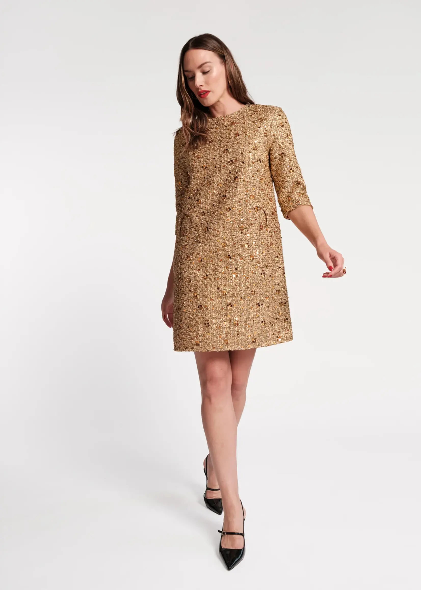 Frances Valentine Mod Sequin Dress