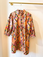 Uncle Frank Diamond Pattern Dress