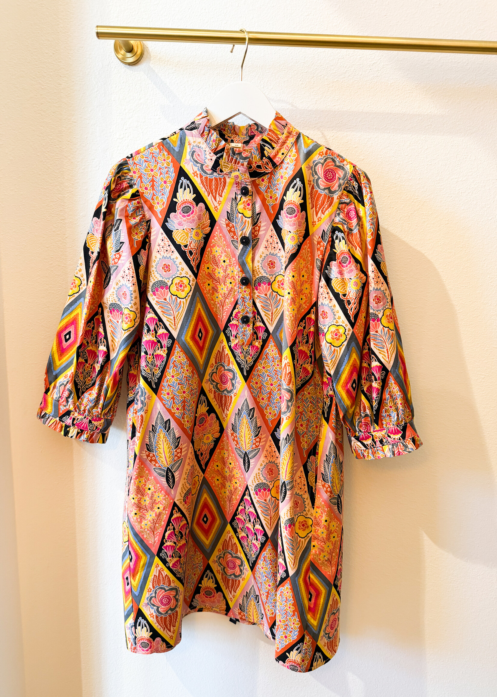 Uncle Frank Diamond Pattern Dress