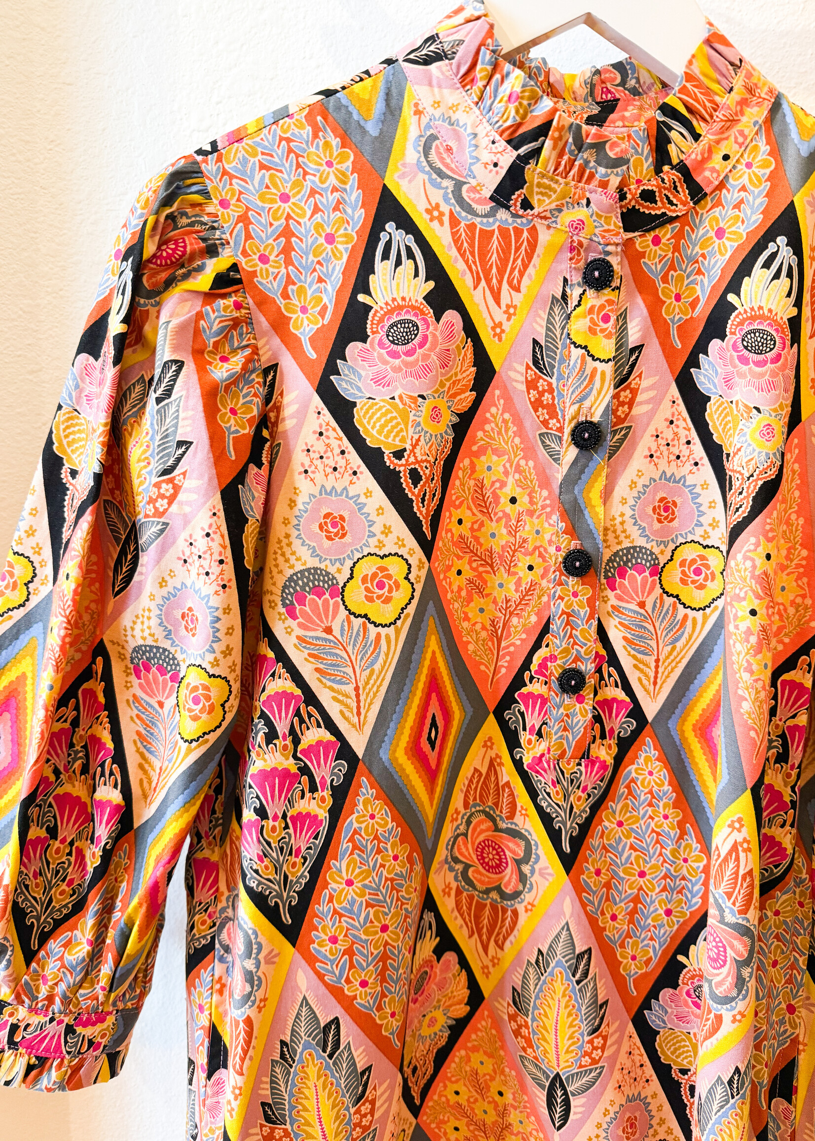 Uncle Frank Diamond Pattern Dress