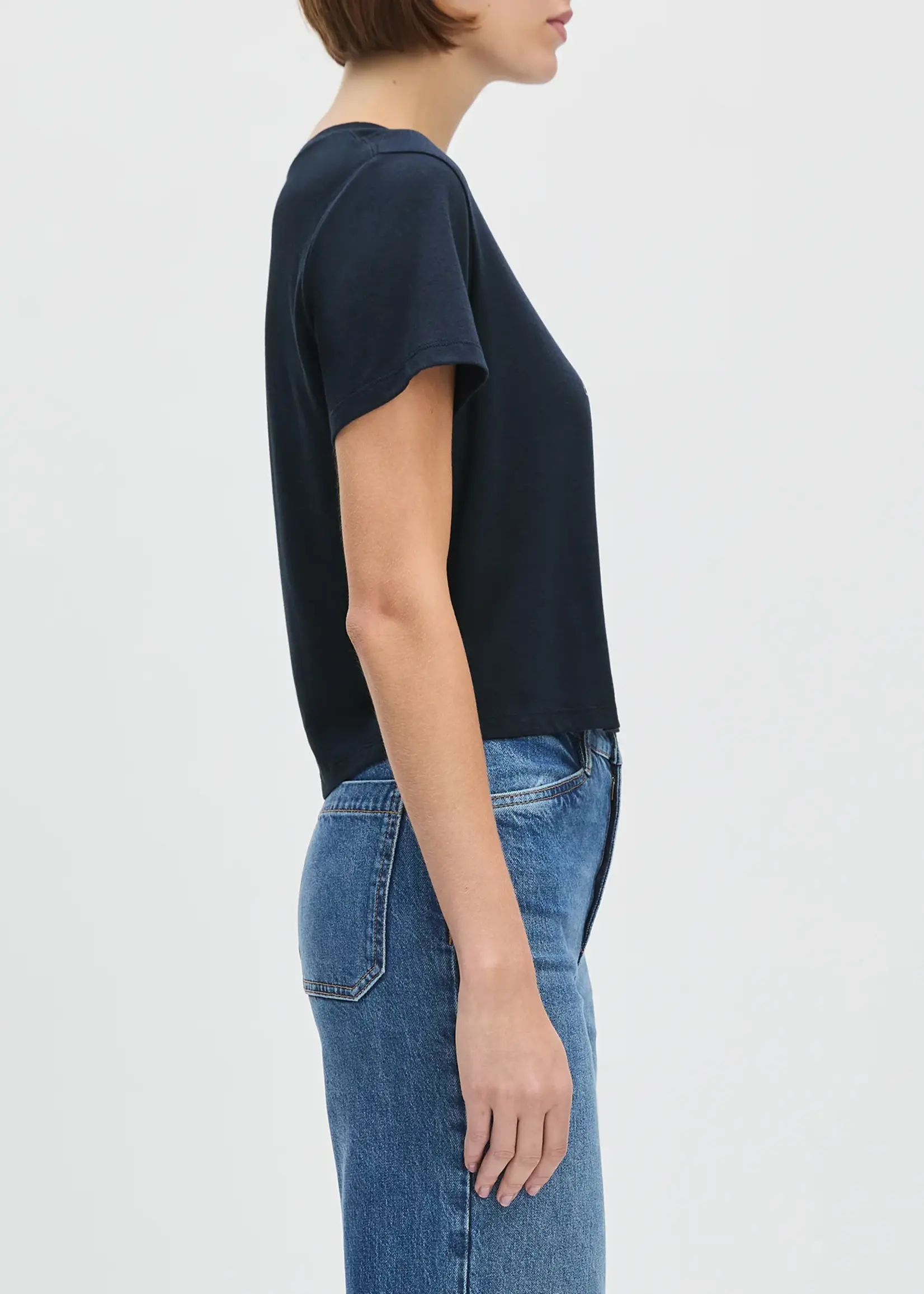 Favorite Daughter Cropped Collegiate Tee