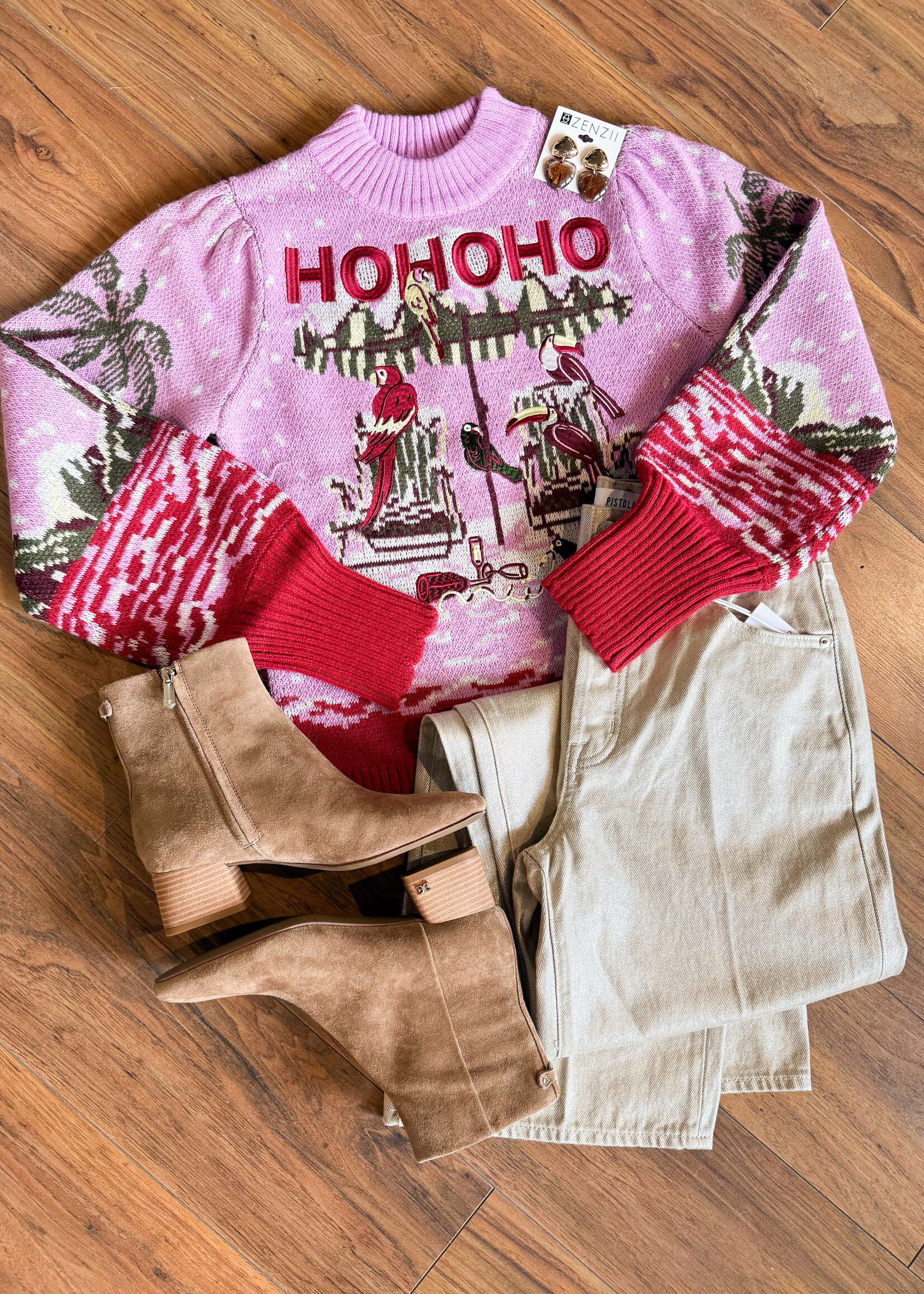 Farm Rio From Sand to Snow Sweater