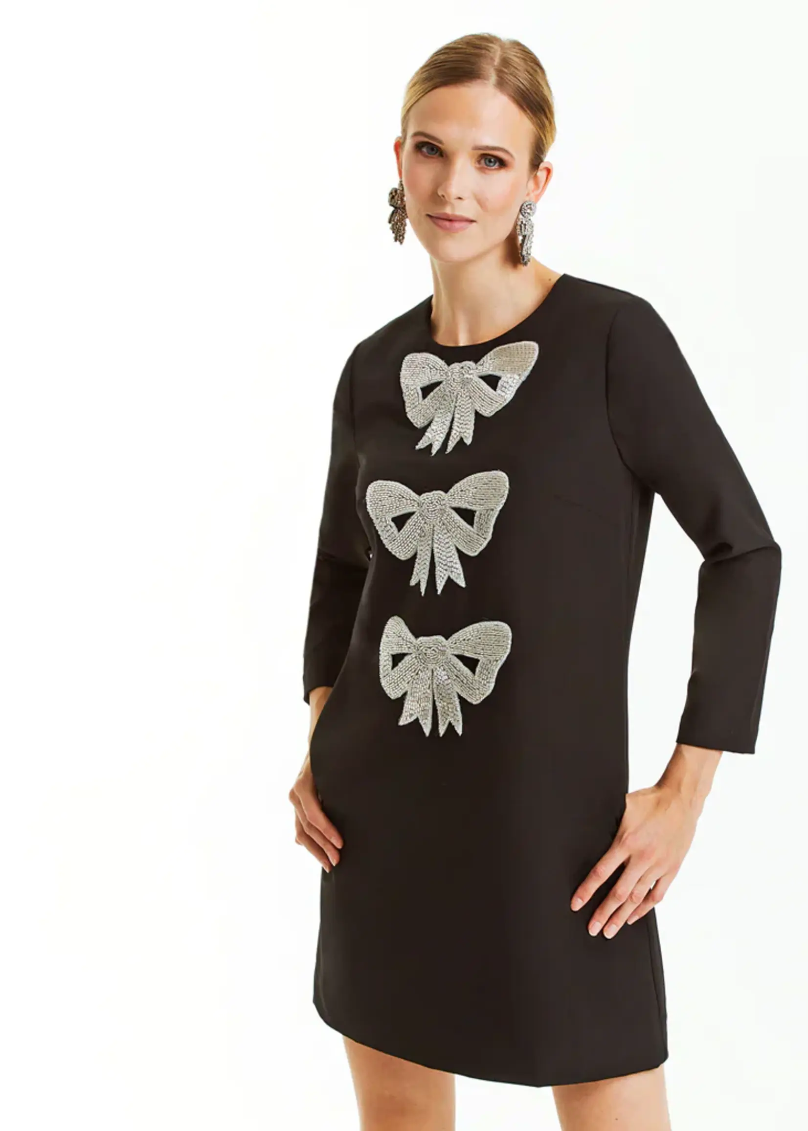 Mestiza Katalin Bow Mini Dress