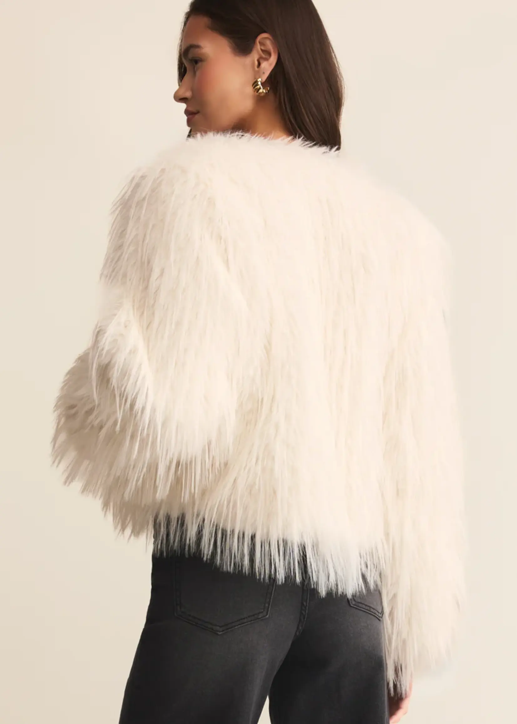 Z Supply Cyndi Faux Fur Jacket