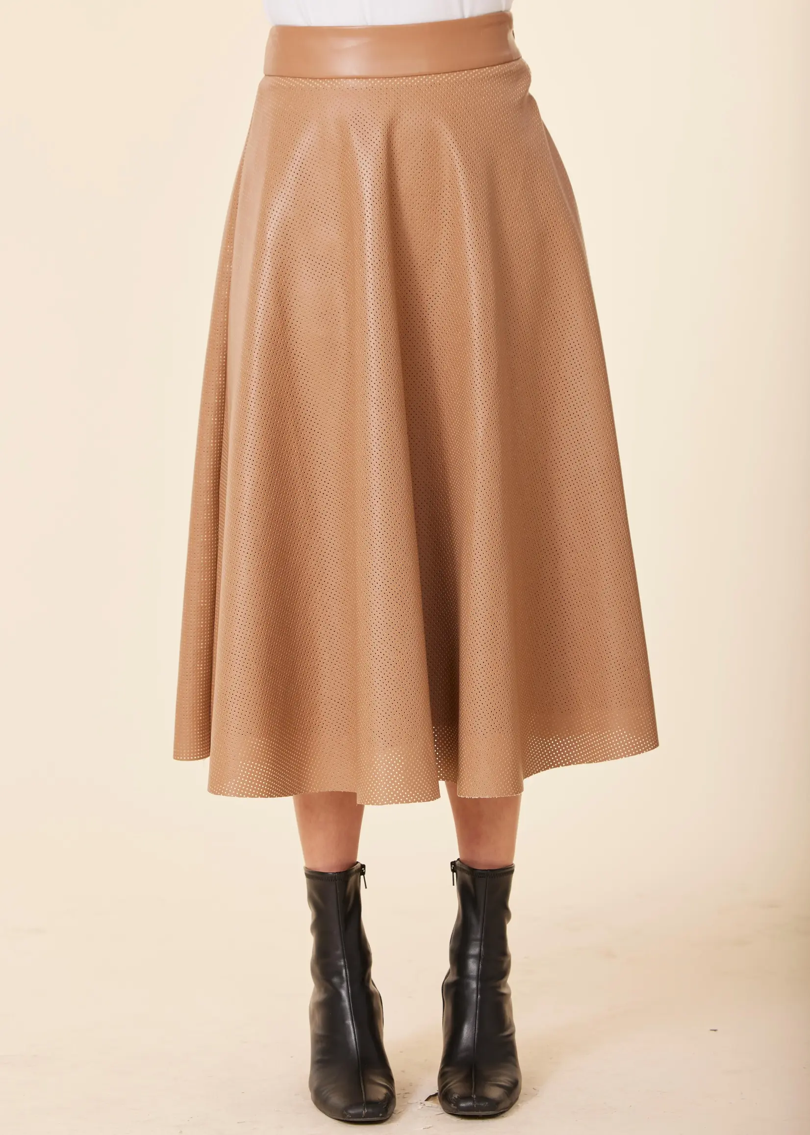 Dolce Cabo Perforated Skirt