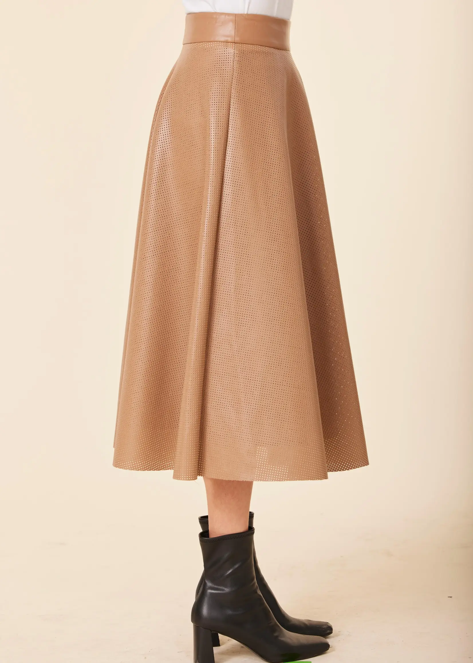 Dolce Cabo Perforated Skirt