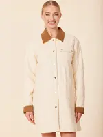 Dolce Cabo Quilted Corduroy Dress