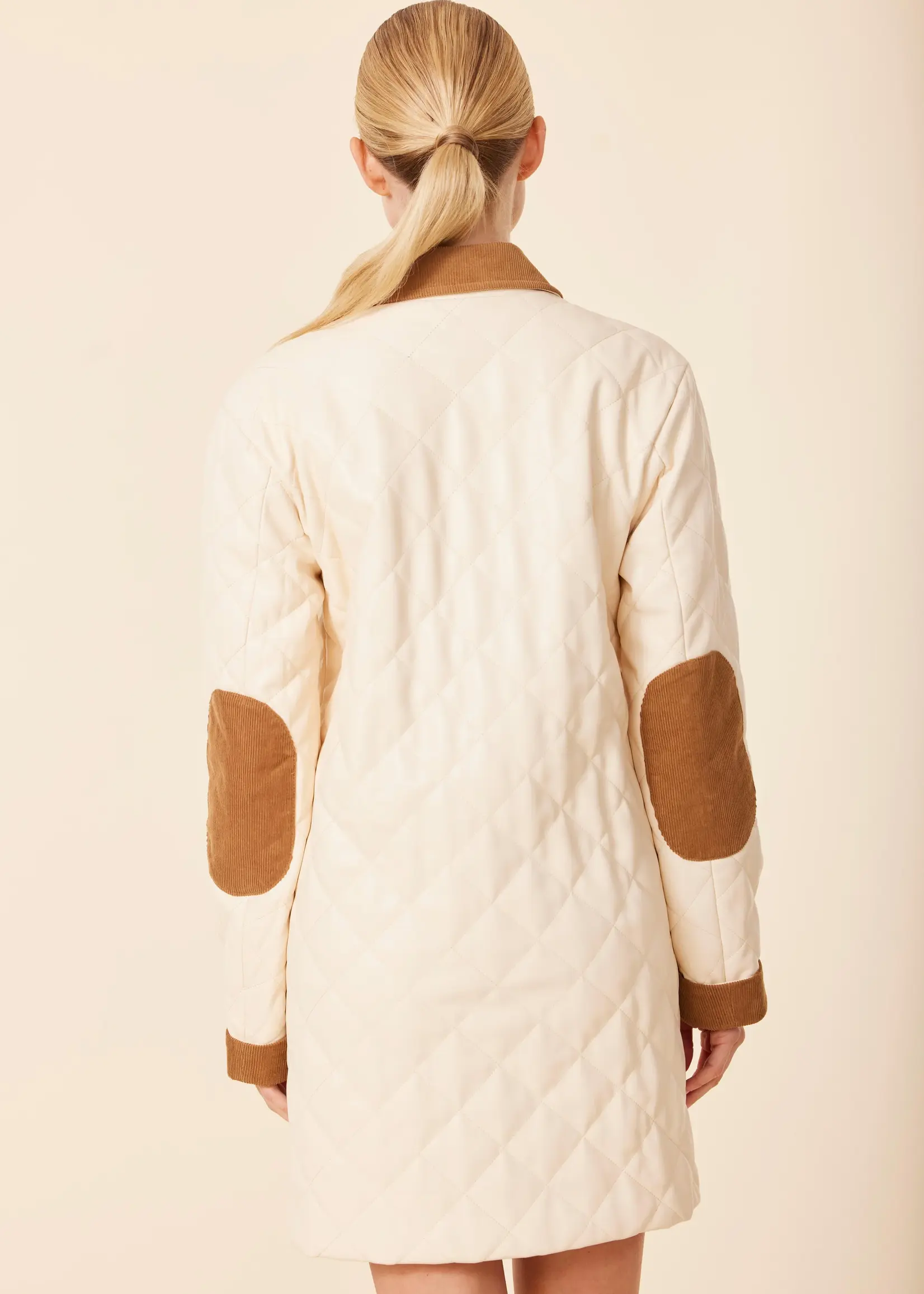 Dolce Cabo Quilted Corduroy Dress