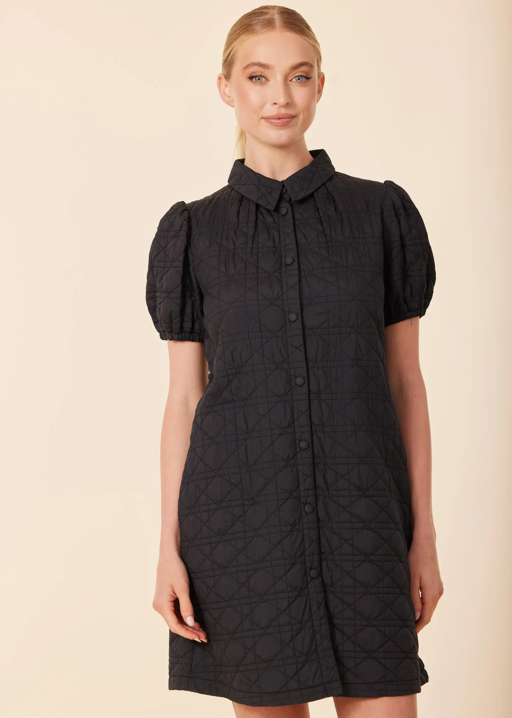Dolce Cabo Nylon Quilted Dress