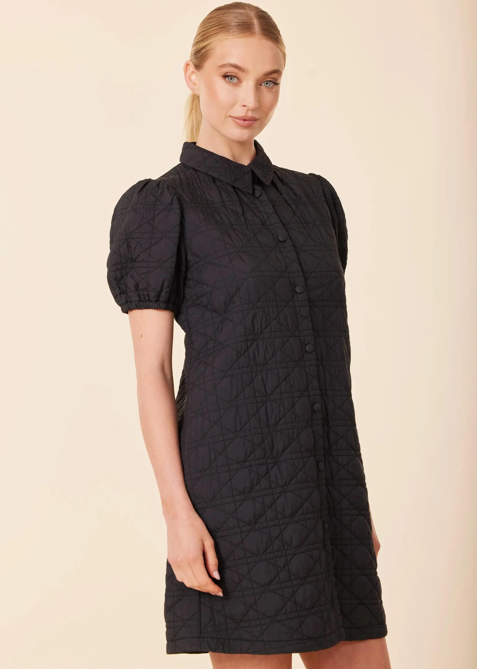 Dolce Cabo Nylon Quilted Dress