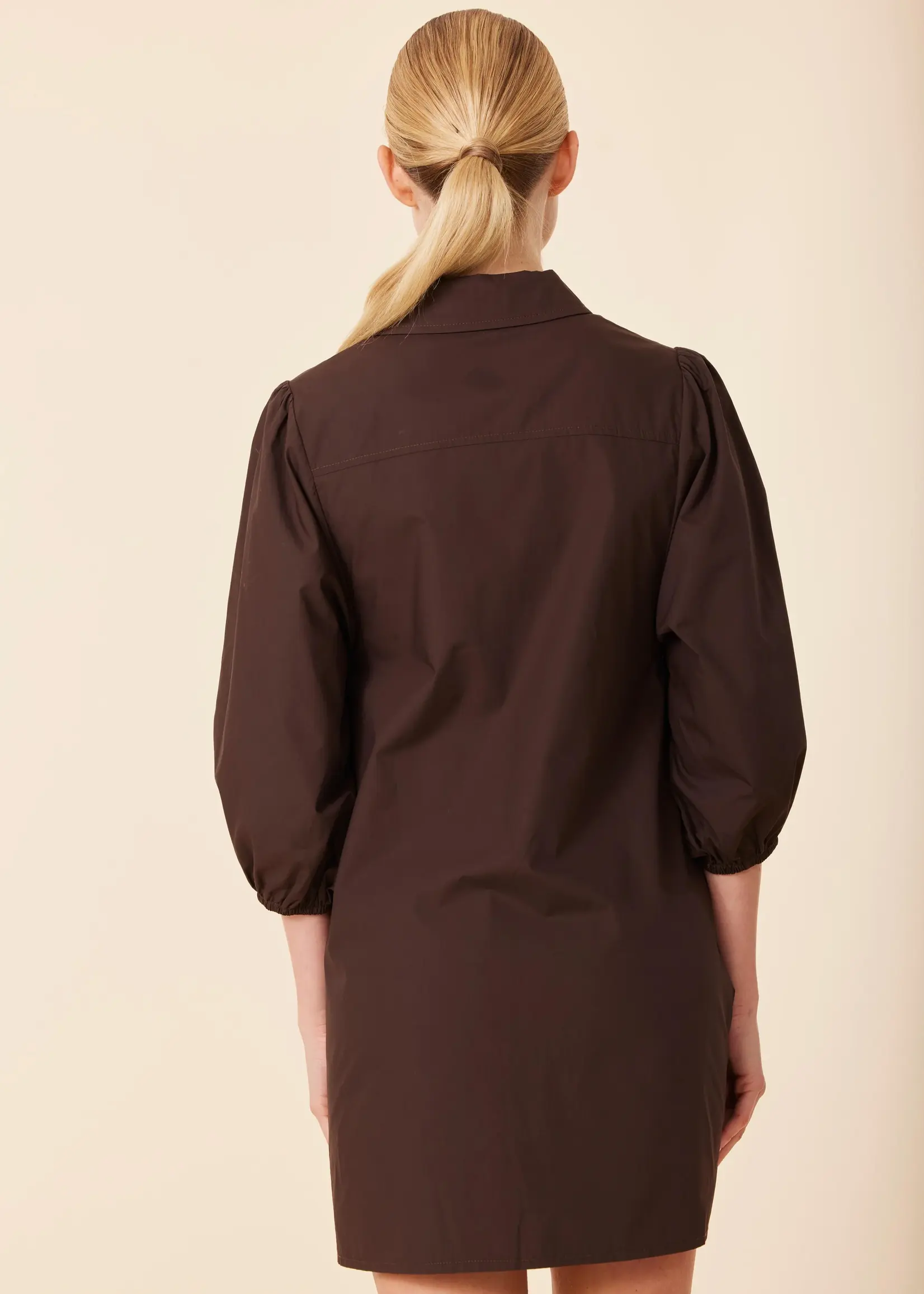 Dolce Cabo Poplin Exaggerated Sleeve Dress