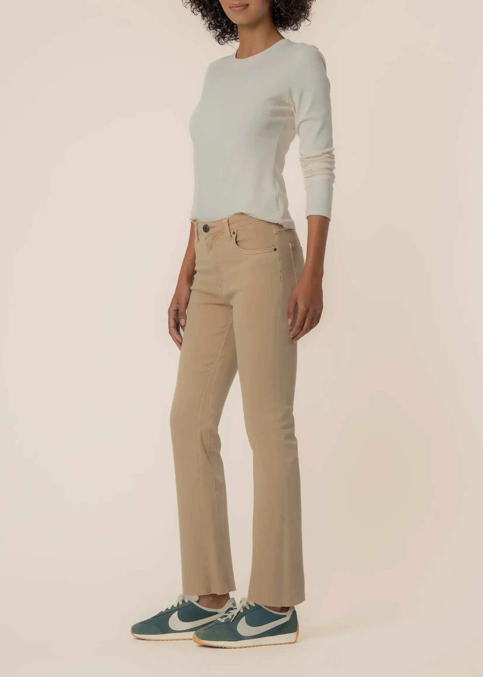 KUT Denim Kelsey High Rise Ankle Flare/Inset Leg