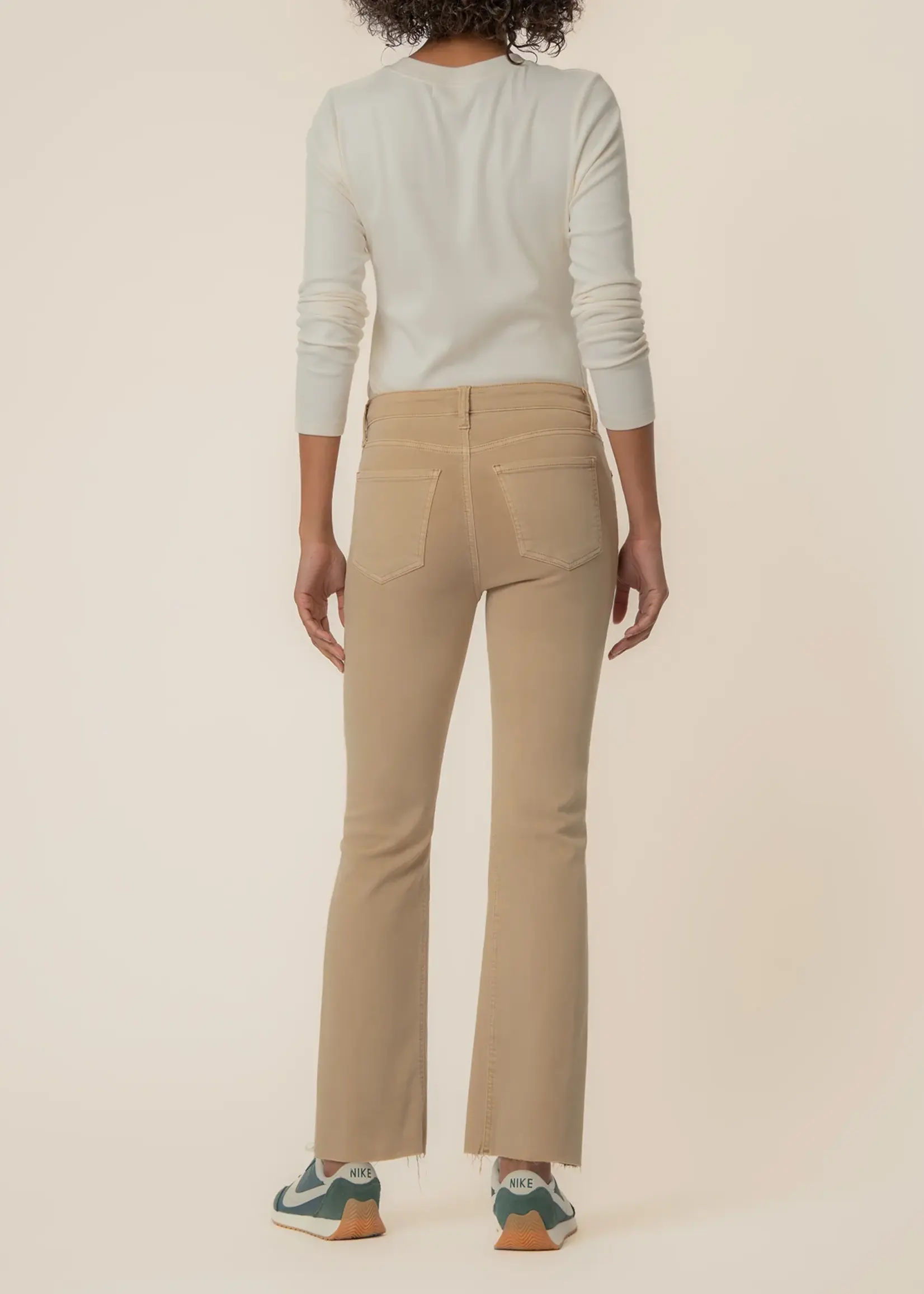 KUT Denim Kelsey High Rise Ankle Flare/Inset Leg