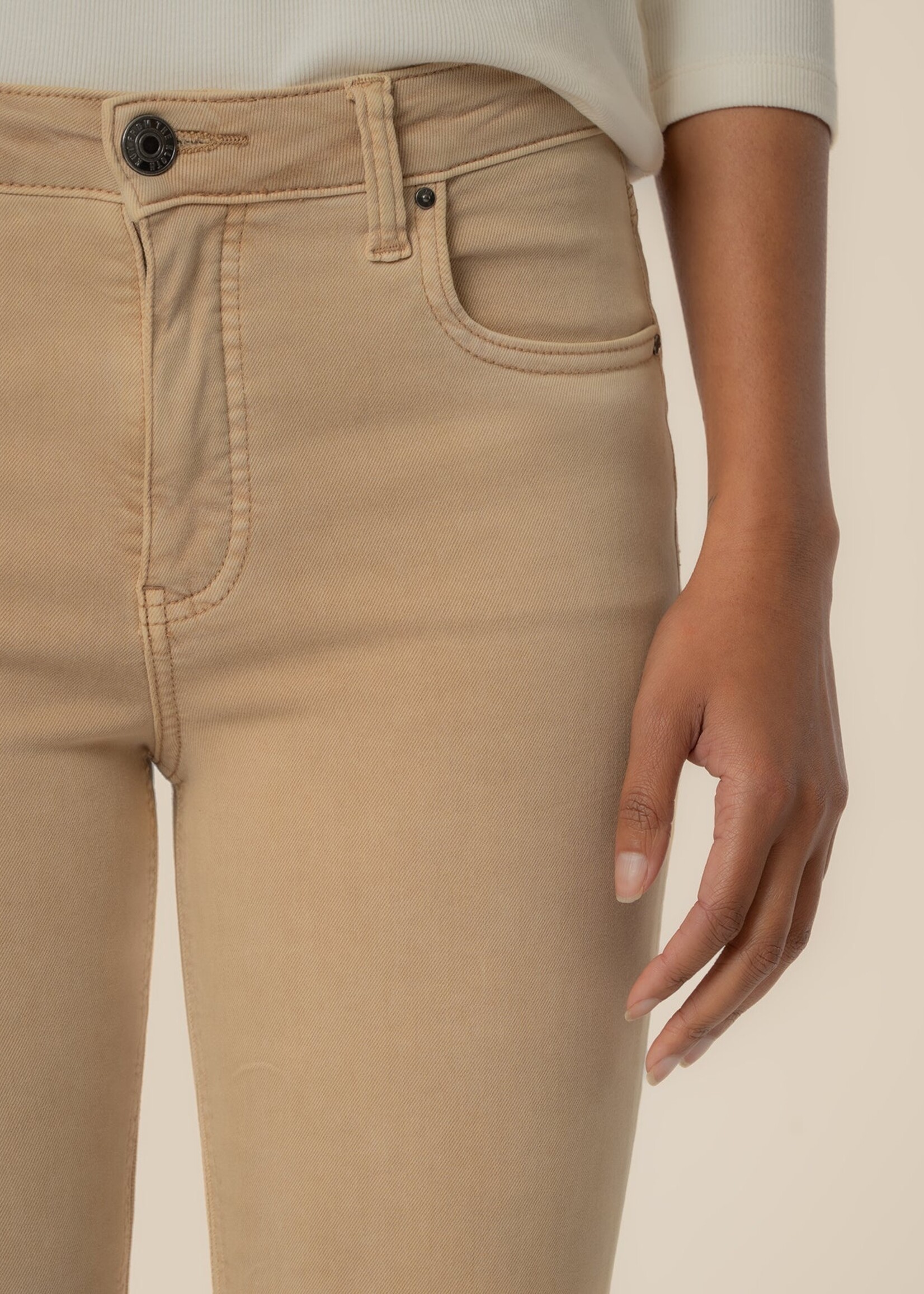 KUT Denim Kelsey High Rise Ankle Flare/Inset Leg