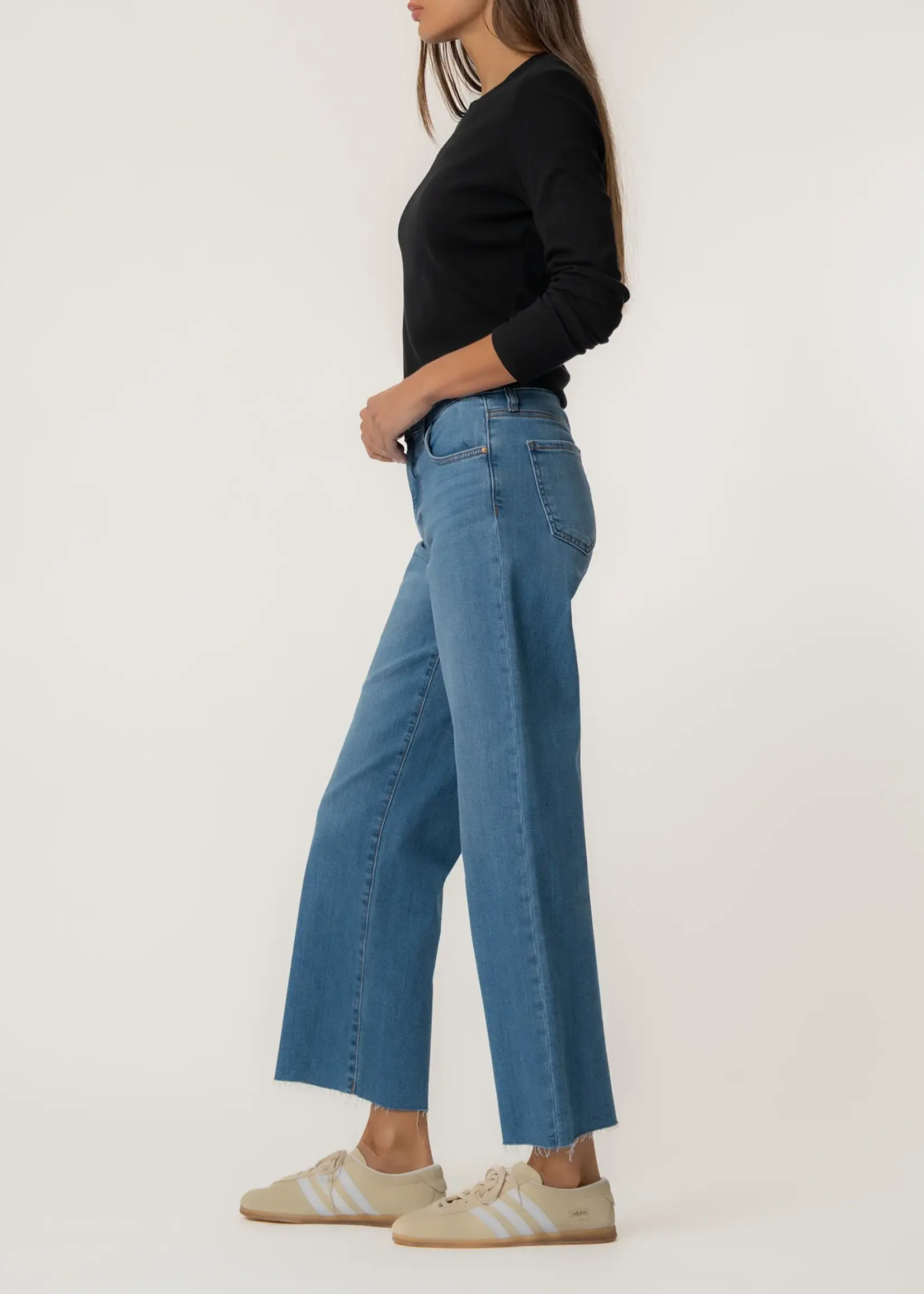 KUT Denim Charlotte High Rise Wide Leg