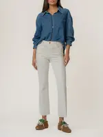 KUT Denim Kelsey High Rise Ankle Flare W/Raw Hem