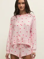 Z Supply Mira Heart L/S Top